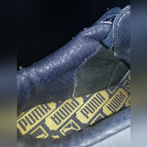 Puma Match Lo Blue Suede/Snake Kids 4.5 Women's 6 - Picture 11 of 11